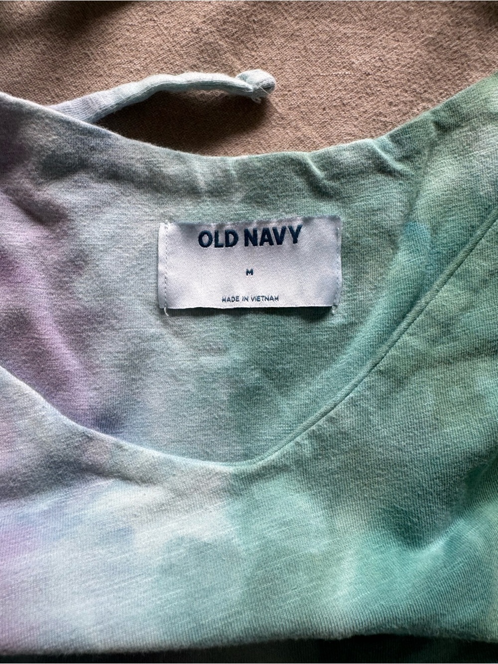 Old Navy Pastel Custom Ice Dyed Dress in Green/ Blue/ Purple Colors - Picture 4 of 4